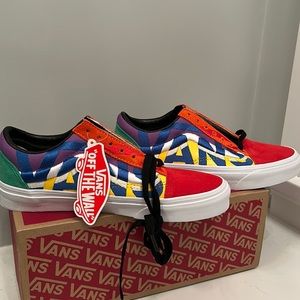 Multicolor Vans, W7.5 M6